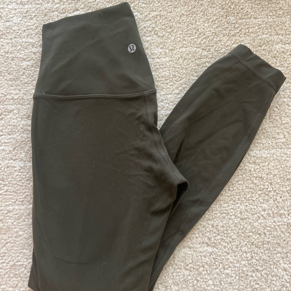 Lululemon Align Leggings - 25 inch Size 4 Green